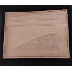 Indian Motorcycle® Leather Credit Card Holder