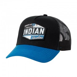 Racing Trucker Hat, Blue/Black