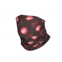 Printed Stretch Multifunctional Headwear, Black/Red