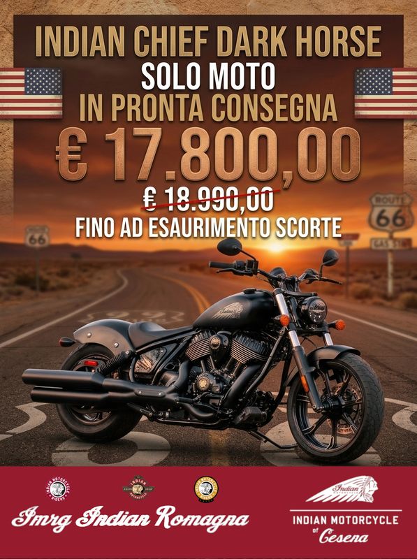 Indian CHIEF DARK HORSE